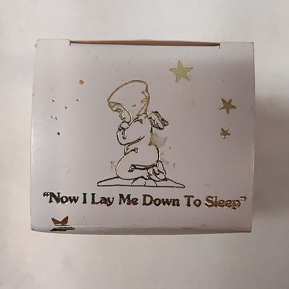 RETIRED 1993 Dept 56 Snowbabies Mini Pewter Figure "Now I Lay Me Down To Sleep" - Picture 2 of 8